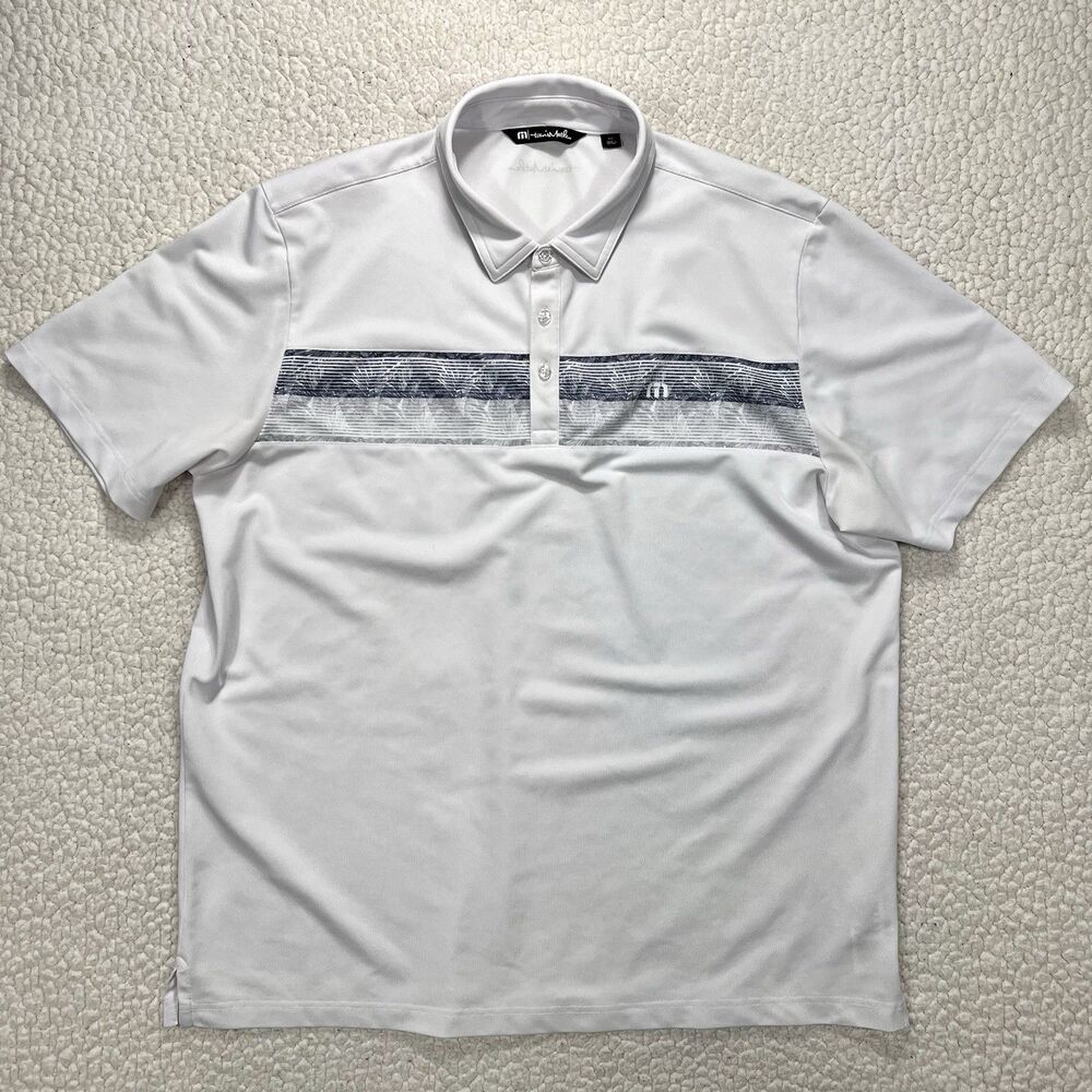 TravisMathew Polo Shirt Men’s XXL‎  Performance Stretch Golf Casual Atlhliesure